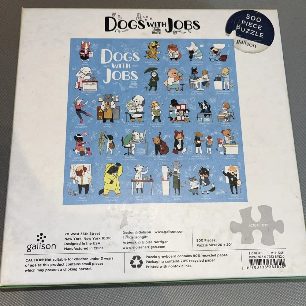 Galison Jigsaw Puzzle 